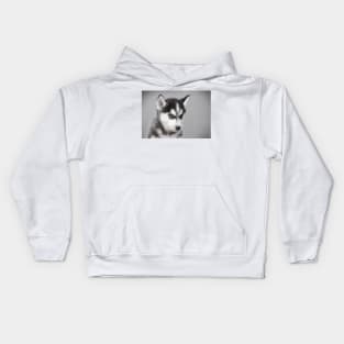 Husky puppy Kids Hoodie